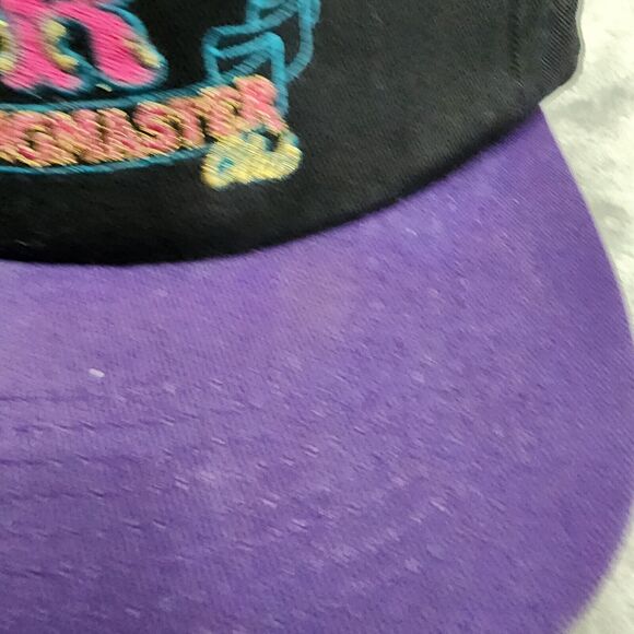 Circus Circus Ringmaster Club Black & Purple Ball Cap Hat Snapback - Picture 7 of 7